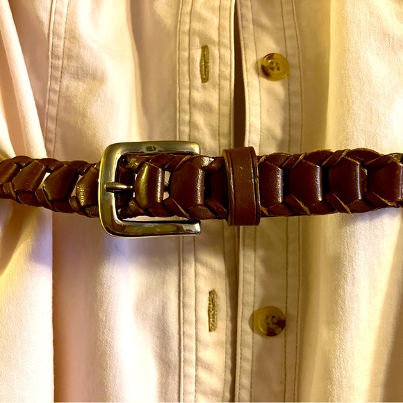 Vintage J.B.S. Size 16 Belted Shirt Dress - Picture 3 of 12